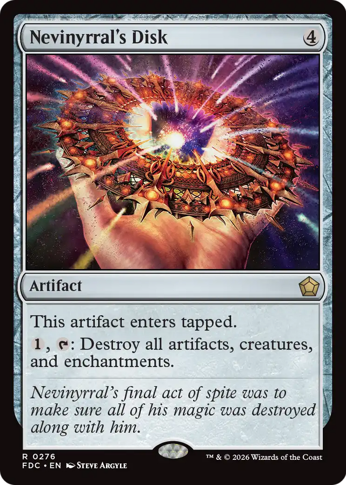 Nevinyrral's Disk [Foundations Commander]