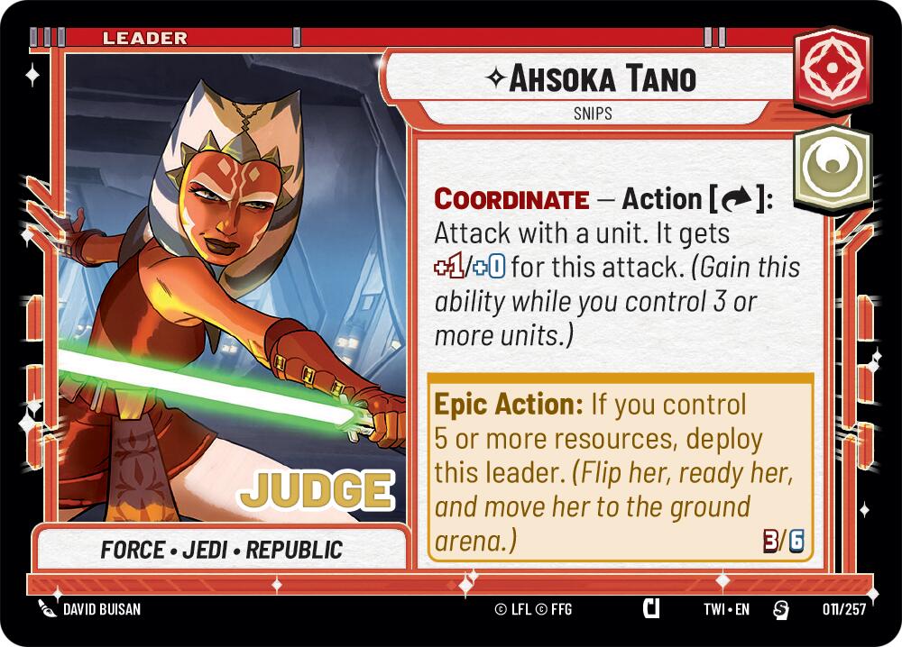 Ahsoka Tano - Snips (011/257) [Judge Promos]