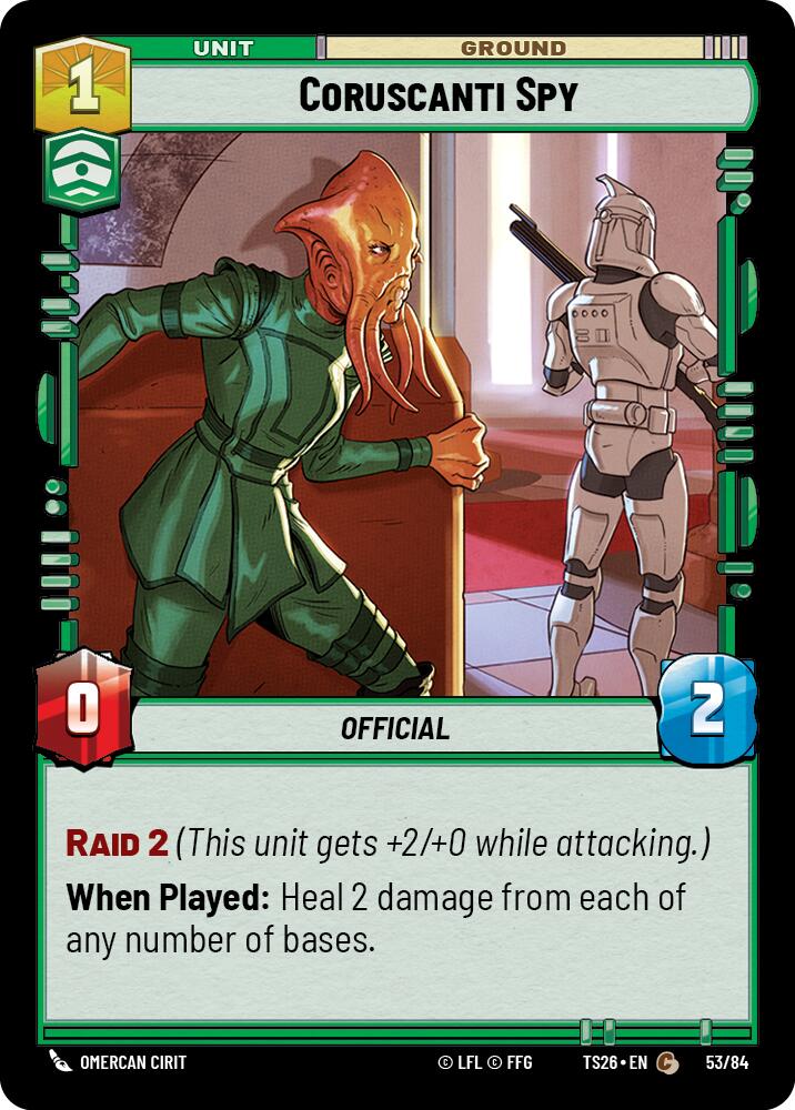 Coruscanti Spy (53/84) (53/84) [Twin Suns]