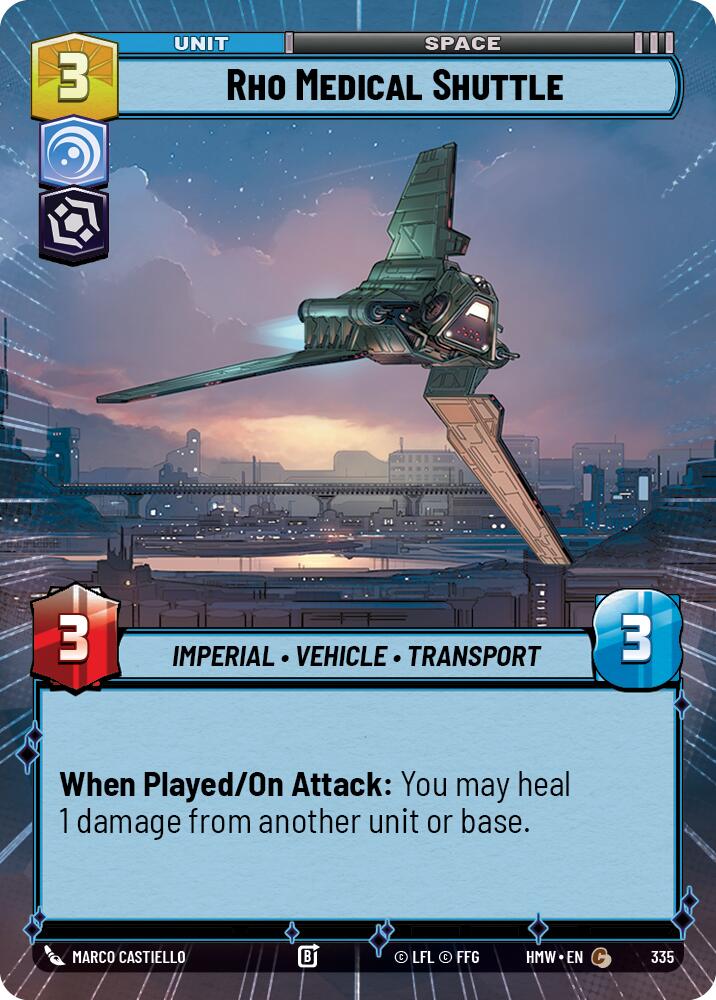 Rho Medical Shuttle (335) (Hyperspace) (335) [Homeworlds]