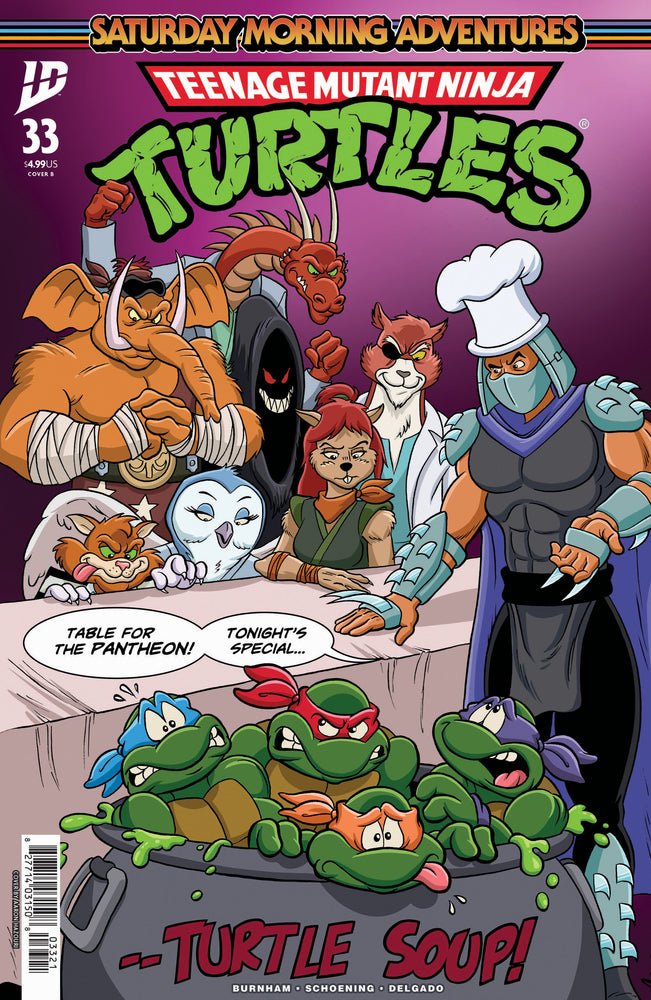 Teenage Mutant Ninja Turtles: Saturday Morning Adventures #33 Variant B (Hazouri) (Comic Book)