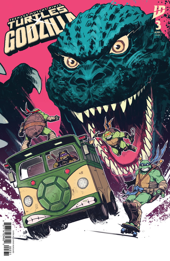 Teenage Mutant Ninja Turtles x Godzilla #3 Variant C (Wijngaard) (Comic Book)