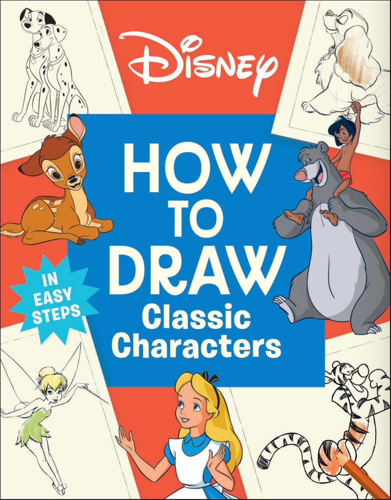 Disney How to Draw Classic Characters (Trade Paperback)