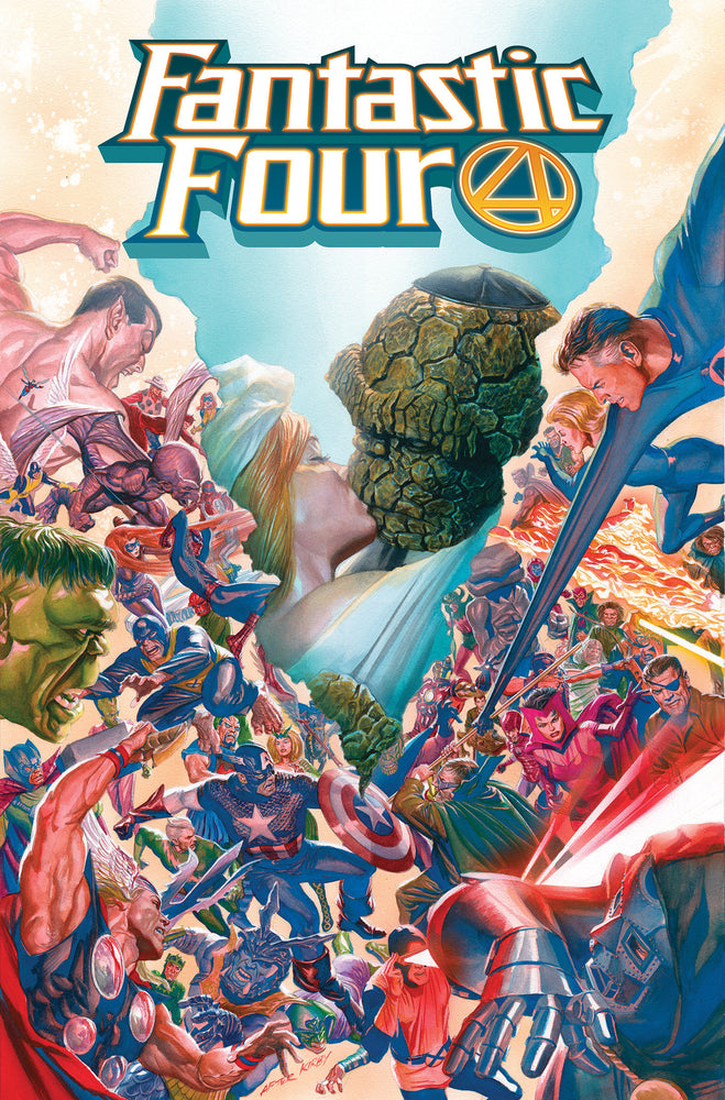 Fantastic Four By Dan Slott Omnibus Vol. 1 Alex Ross Cover [DM Only] (Hardcover)