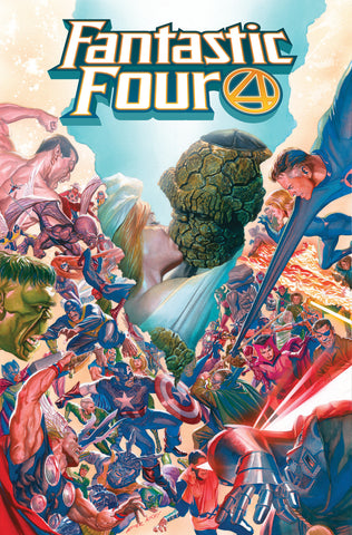 Fantastic Four By Dan Slott Omnibus Vol. 1 Alex Ross Cover [DM Only] (Hardcover)