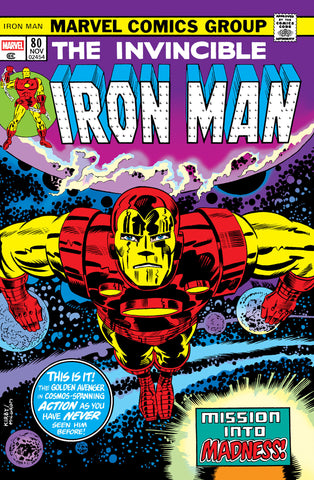 The Invincible Iron Man Omnibus Vol. 4 Jack Kirby Cover [DM Only] (Hardcover)