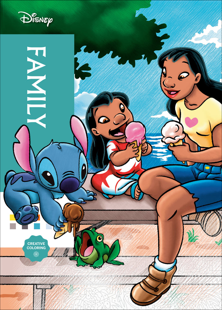 Disney Mystery Coloring: Family (Trade Paperback)