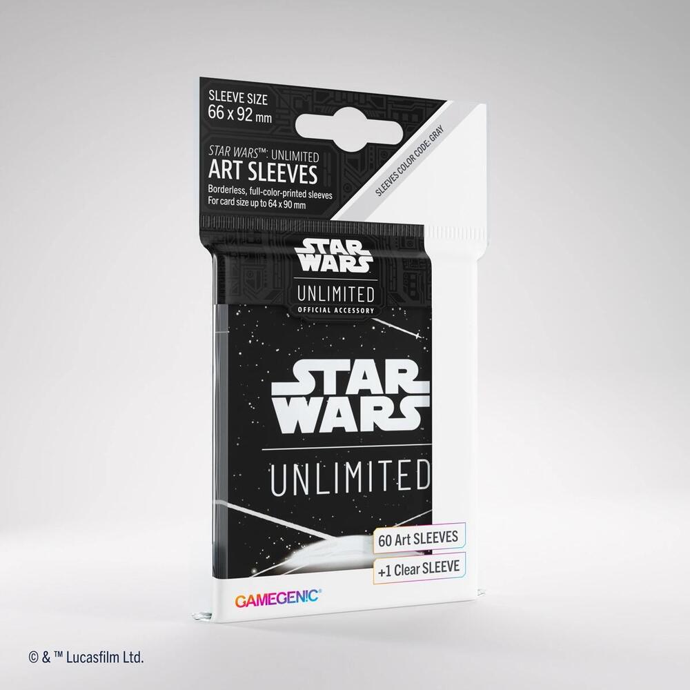 Star Wars: Unlimited Art Sleeves Card Back White (In Store Pickup Only)