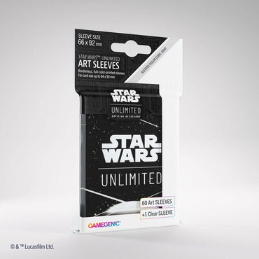 Star Wars: Unlimited Art Sleeves Card Back White (In Store Pickup Only)