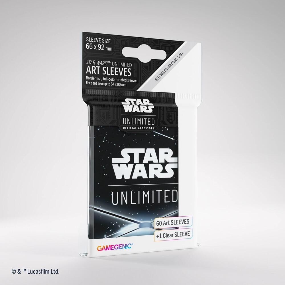 Star Wars: Unlimited Art Sleeves Card Back Black (In Store Pickup Only)