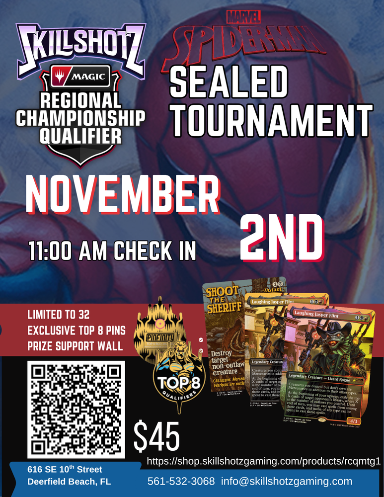 Regional Championship Qualifier Sealed Tournament November 2nd 11:00