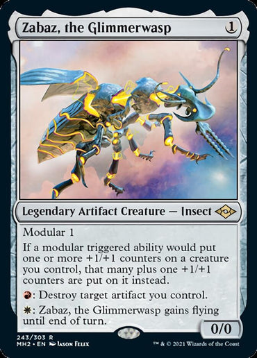 Zabaz, the Glimmerwasp [Modern Horizons 2]