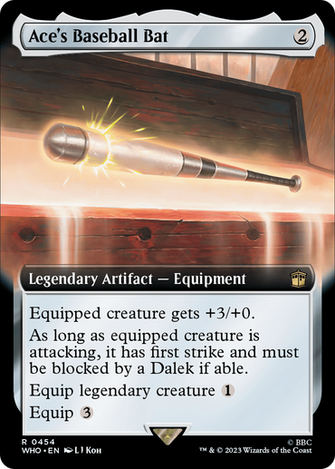 Ace's Baseball Bat (Extended Art) [Doctor Who]